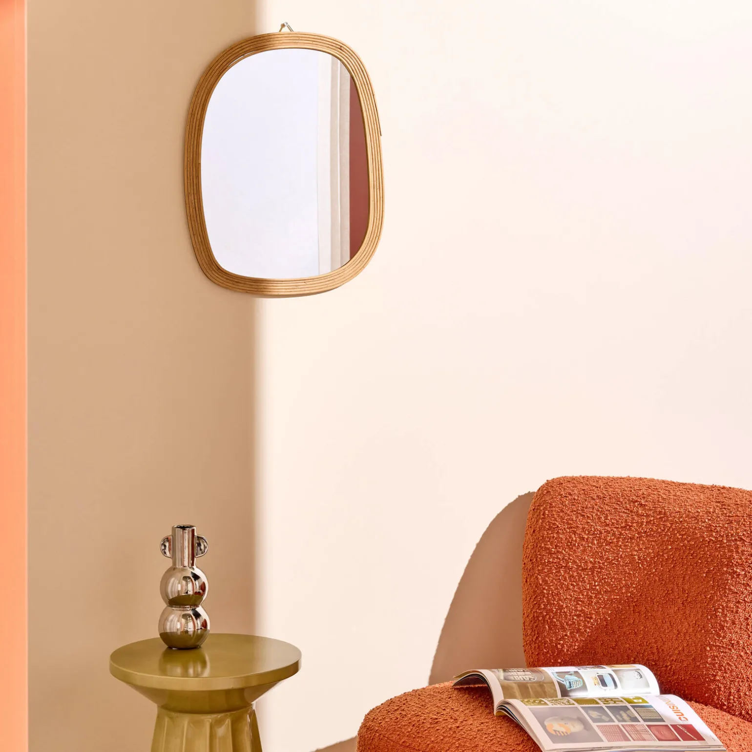 Miroir en bois POLLIS 36 x 46 cm - 4MURS