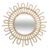Miroir en rotin SOLIS - 4MURS
