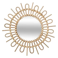 Miroir en rotin SOLIS - 4MURS