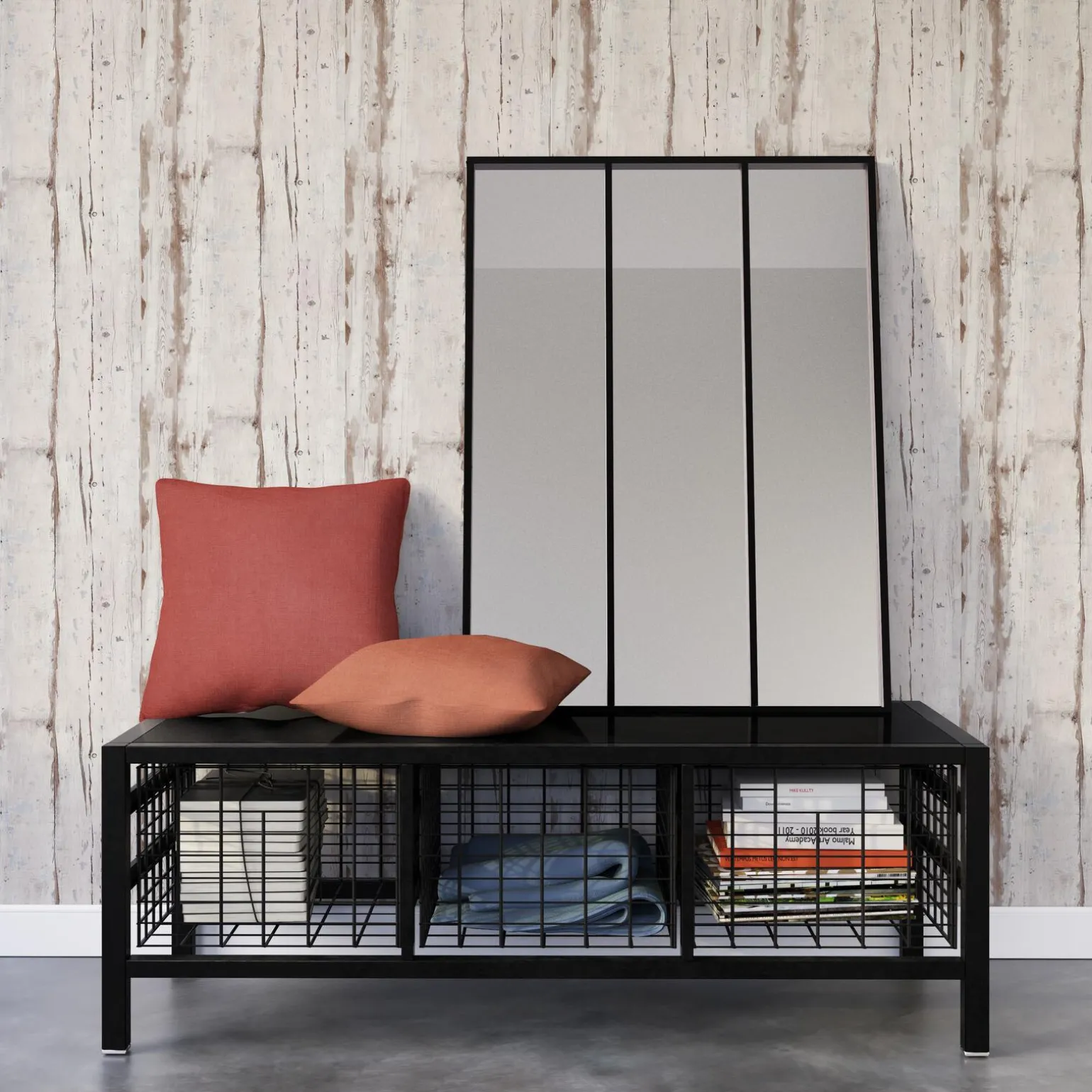 Miroir industriel GUSTAVE 81 x 109 cm - 4MURS