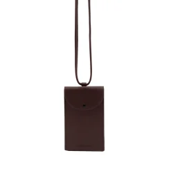 Monk & Anna Coque de téléphone POUCH MAHOGANY acajou - 4MURS