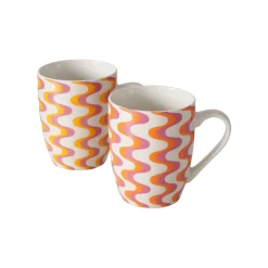 Mug GROOVY coloris Blanc,orange, violet - 4MURS
