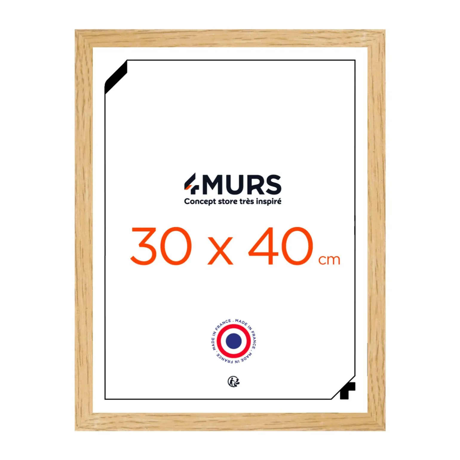 4MURS Cadre photo CHÊNE 30 x 40 cm - 4MURS