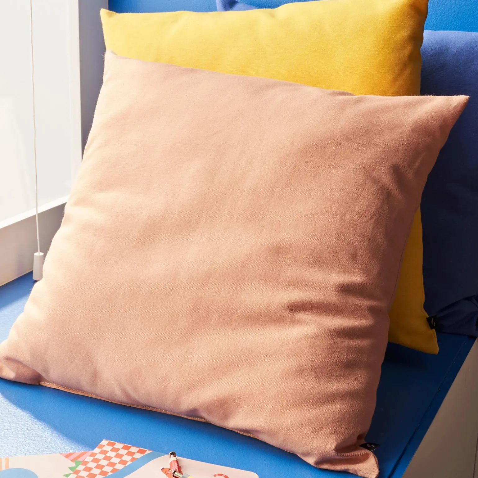 4MURS Coussin FIUME coloris corail 44 x 44 cm - 4MURS