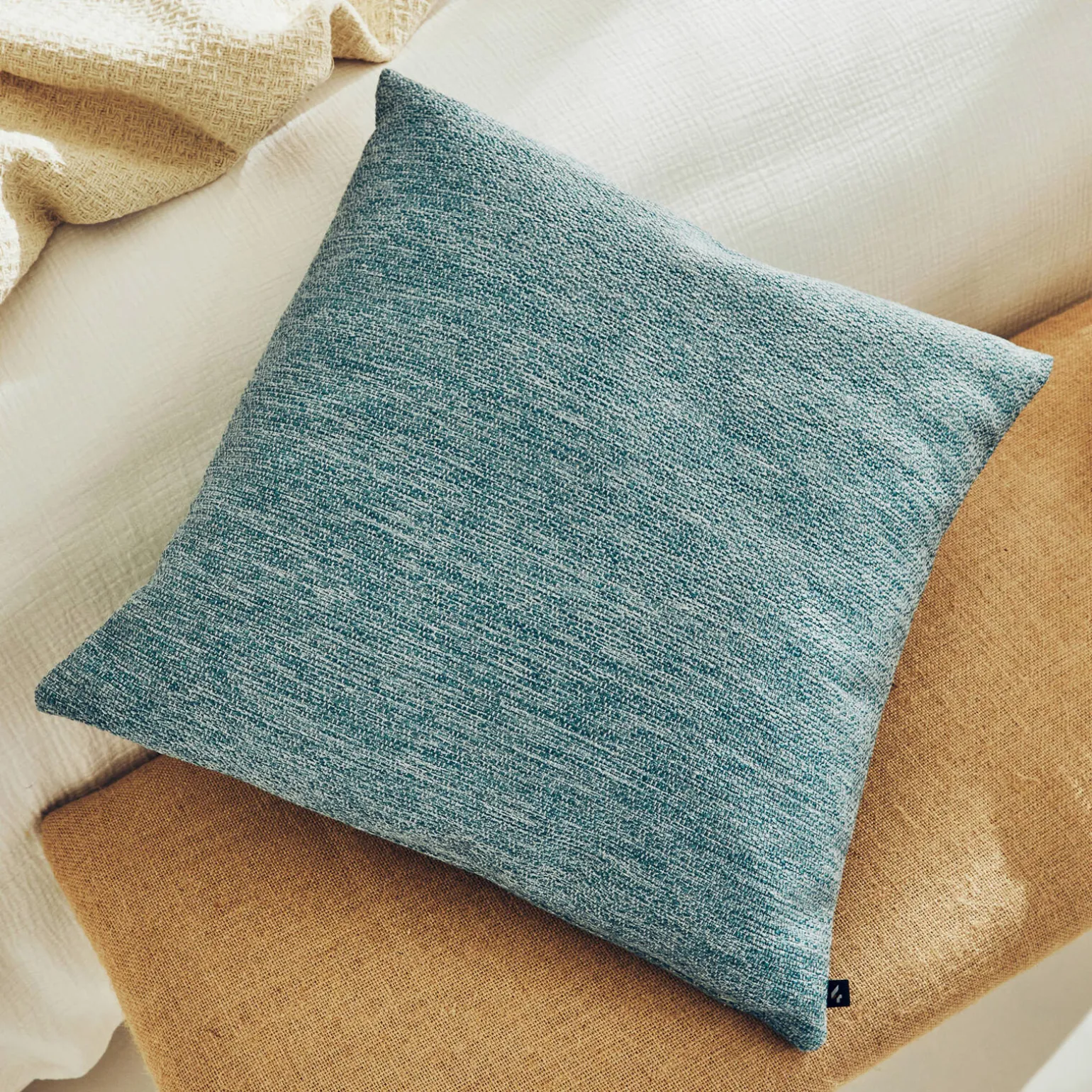 4MURS Coussin KIWI coloris bleu 44 x 44 cm - 4MURS