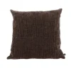 4MURS Coussin MEANDOR coloris Brun chocolat 44 x 44 cm - 4MURS