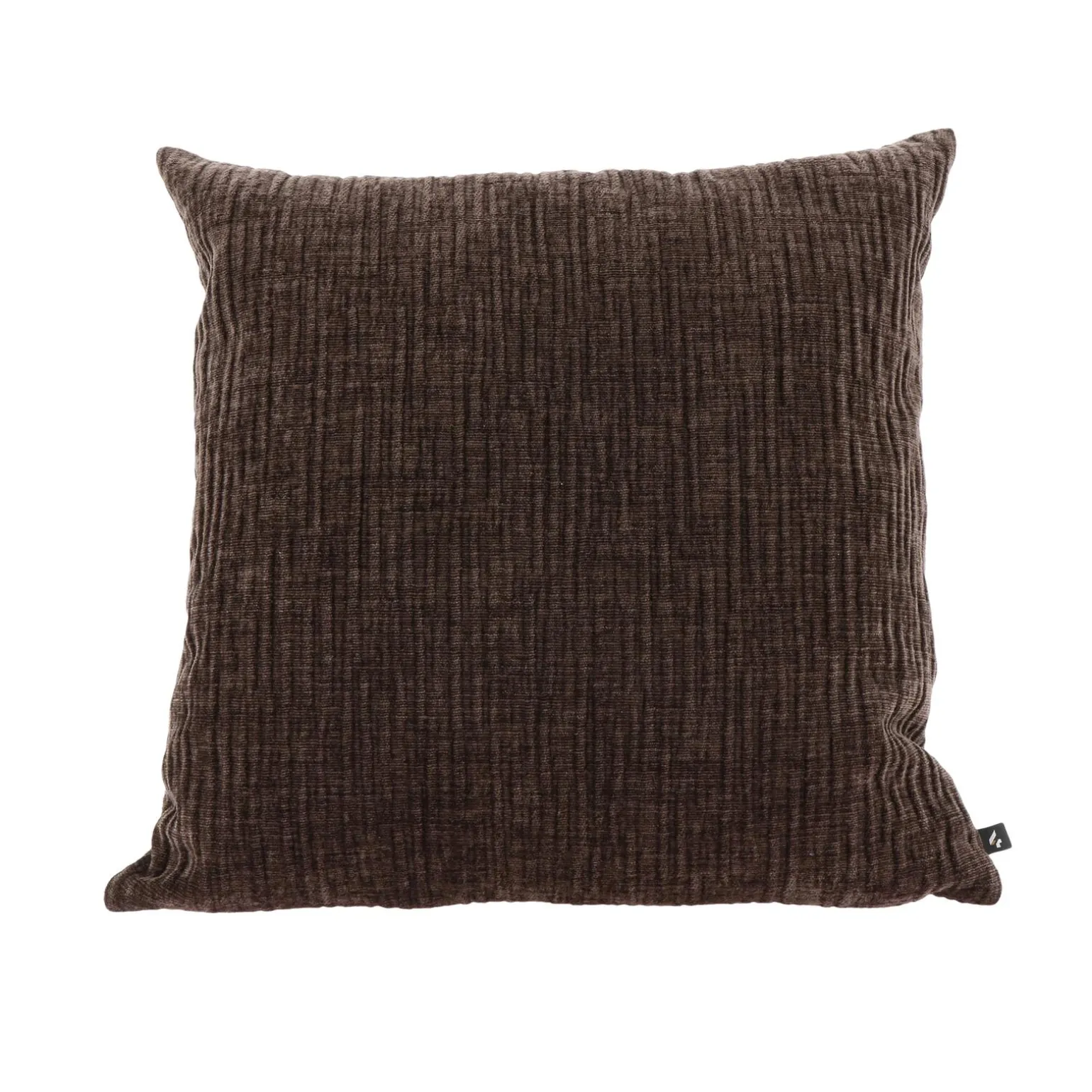 4MURS Coussin MEANDOR coloris Brun chocolat 44 x 44 cm - 4MURS