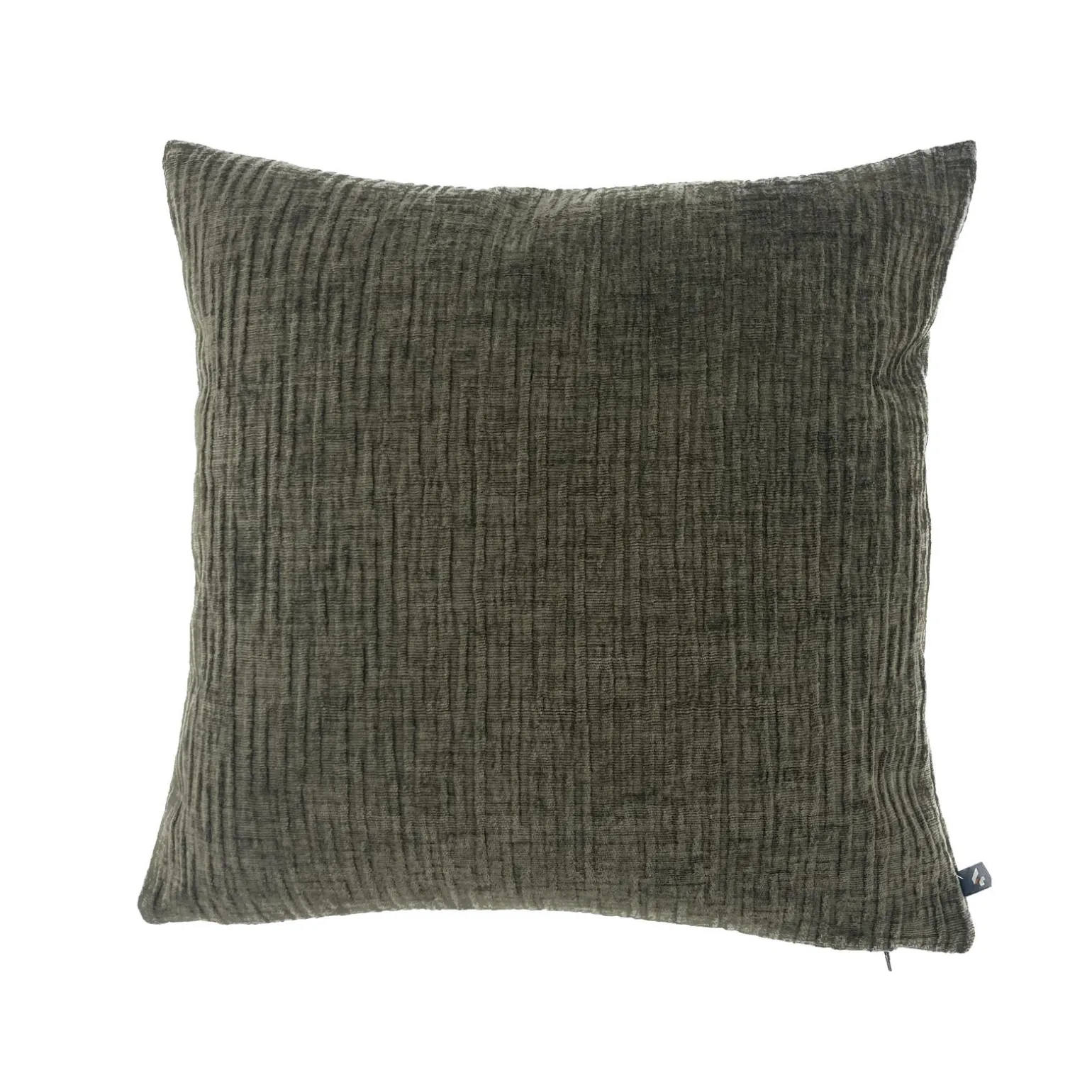 4MURS Coussin MEANDOR coloris vert kaki 44 x 44 cm - 4MURS