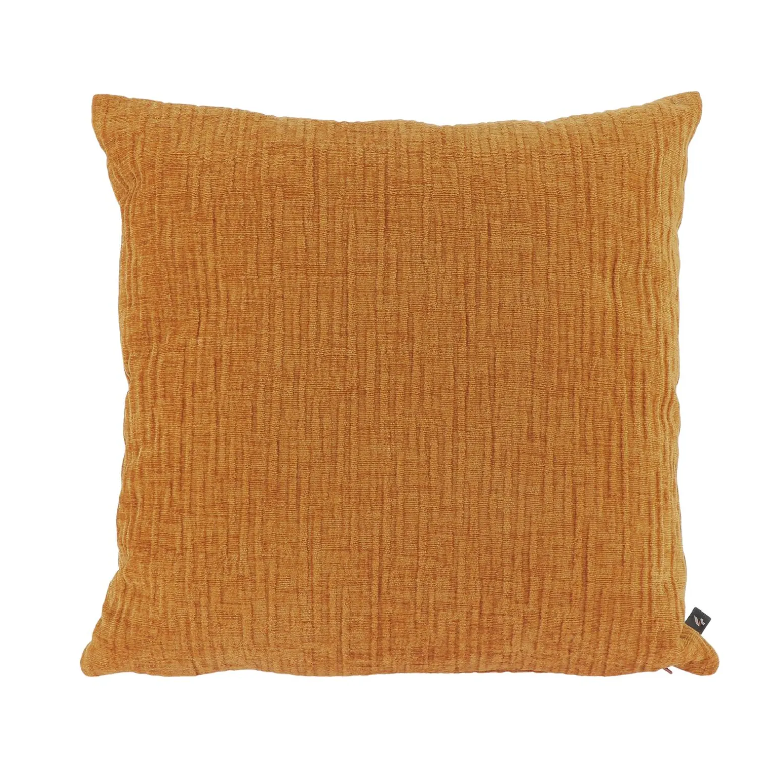 4MURS Coussin MEANDOR coloris Brun ocre 44 x 44 cm - 4MURS