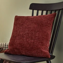 4MURS Coussin MEANDOR coloris rouge marsala 44 x 44 cm - 4MURS