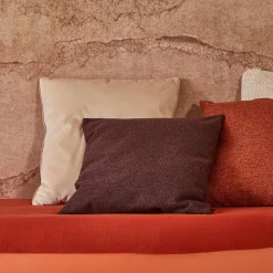 4MURS Coussin MEDEA coloris Brun terre 44 x 44 cm - 4MURS