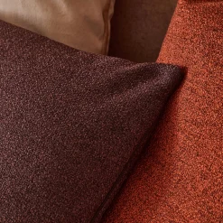4MURS Coussin MEDEA coloris Brun terre 44 x 44 cm - 4MURS