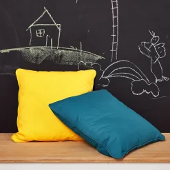 4MURS Coussin NINO coloris bleu canard 45 x 45 cm - 4MURS