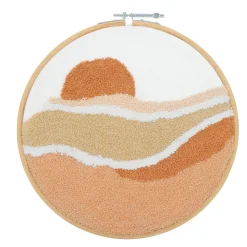 4MURS Déco murale PUNCH NEEDLE CHEMIN DES DUNES terracotta - 4MURS