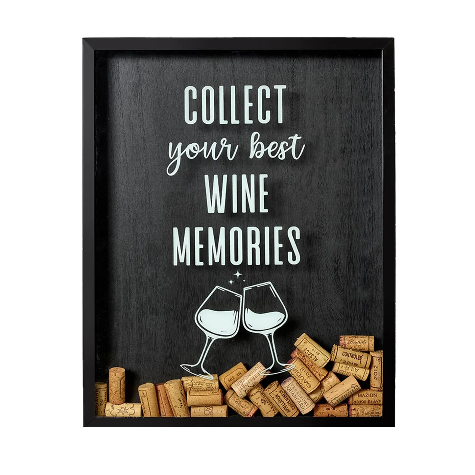 4MURS Déco murale WINE MEMORIES coloris noir - 4MURS