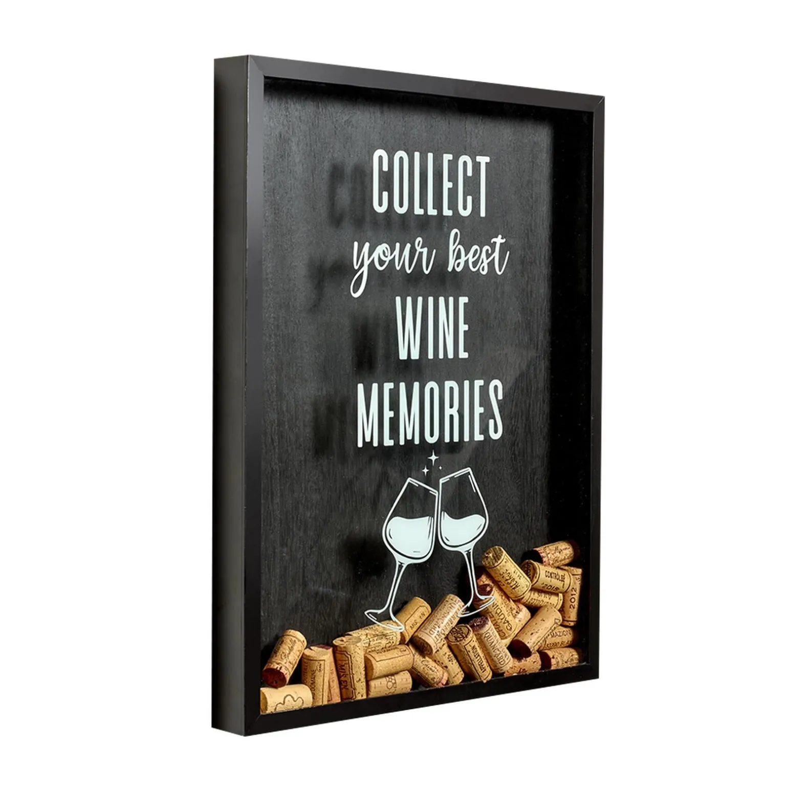4MURS Déco murale WINE MEMORIES coloris noir - 4MURS