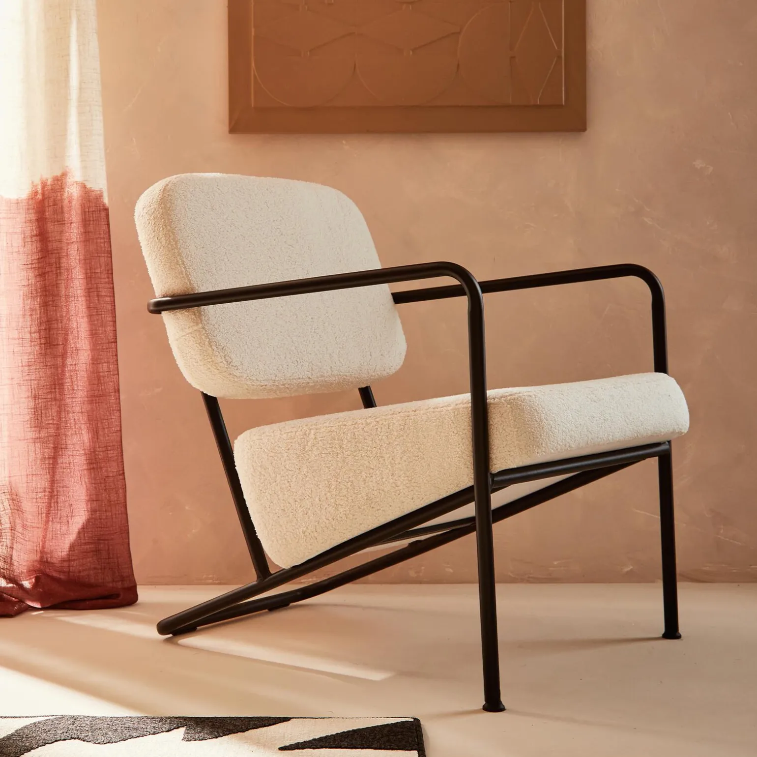 4MURS Fauteuil SVEN coloris blanc - 4MURS