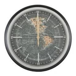 4MURS Horloge à rouage MAPPY coloris gris - 4MURS