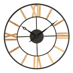 4MURS Horloge en bois CHARLY coloris pin - 4MURS