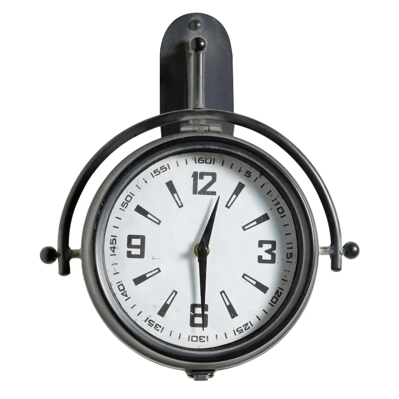 4MURS Horloge en métal MADISSON coloris noir - 4MURS