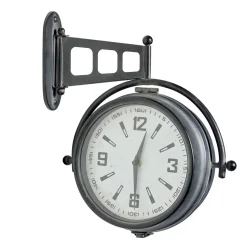 4MURS Horloge en métal MADISSON coloris noir - 4MURS