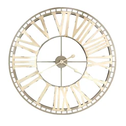 4MURS Horloge en métal NIMES coloris beige - 4MURS