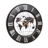 4MURS Horloge en métal TRAVELLER coloris noir et bronze - 4MURS