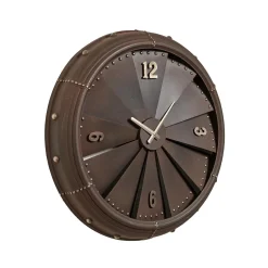 4MURS Horloge en métal VENTILO coloris brun métallisé - 4MURS