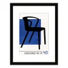 4MURS Image encadrée DESIGNED IN 1940 30 x 40 cm - 4MURS