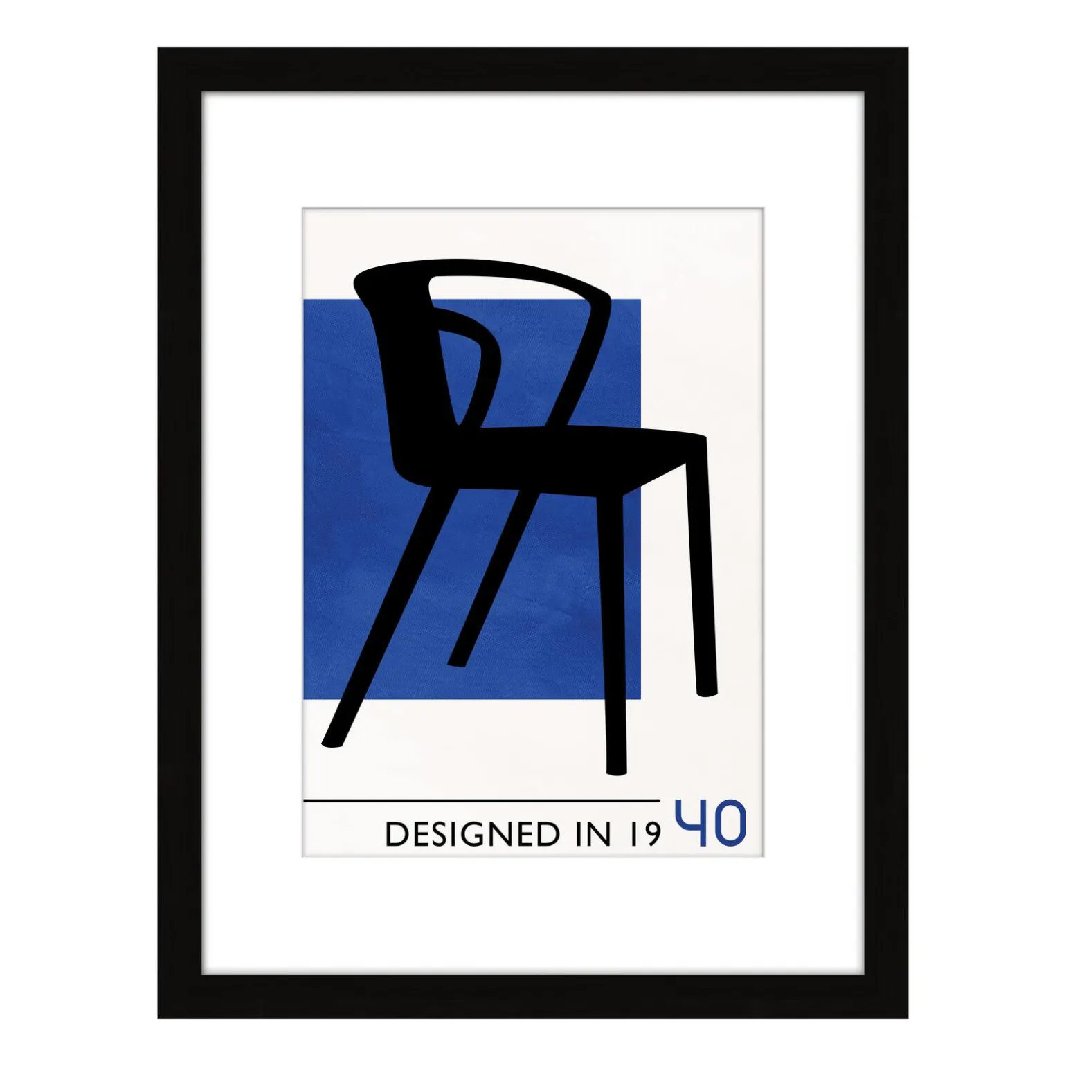 4MURS Image encadrée DESIGNED IN 1940 30 x 40 cm - 4MURS