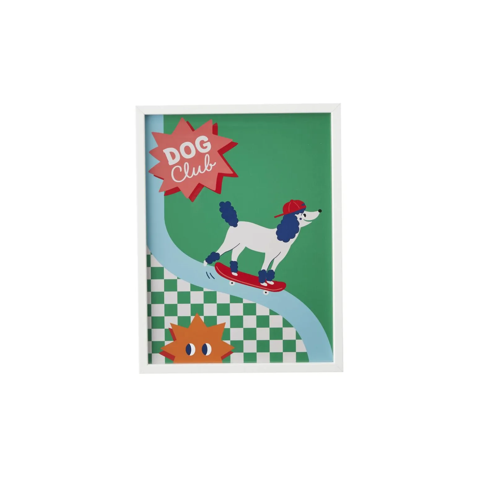 4MURS Image encadrée DOG CLUB coloris multicolore - 4MURS