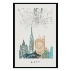 4MURS Image sous verre METZ 40 x 60 cm - 4MURS