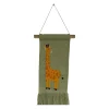 4MURS Kakémono déco GIRAFE nuances de jaune et beige - 4MURS