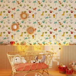 4MURS Papier peint intissé MASAI MARA coloris multicolore - 4MURS