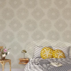 4MURS Papier peint intissé SOHAIL coloris beige sable - 4MURS
