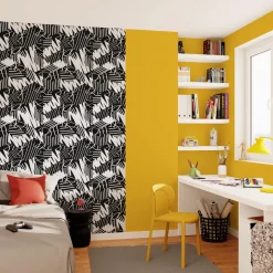 4MURS Papier peint intissé BLAIZE coloris noir léger - 4MURS