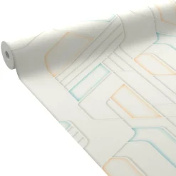 4MURS Papier peint intissé RAYNE coloris blanc - 4MURS
