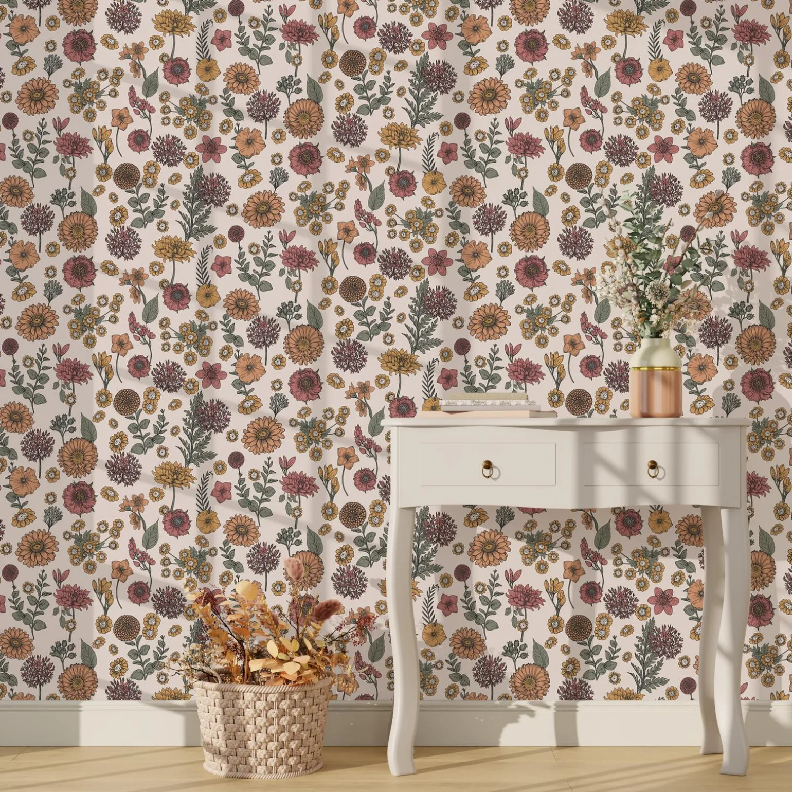4MURS Papier peint intissé ALINE coloris multicolore - 4MURS