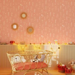 4MURS Papier peint intissé FANTINE coloris terracotta - 4MURS