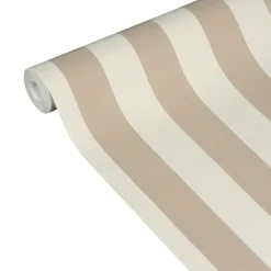 4MURS Papier peint intissé OPAL STRIPE coloris beige nude - 4MURS