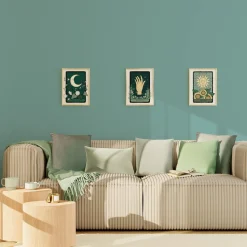 4MURS Papier peint intissé OPAL coloris bleu givré - 4MURS