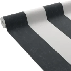 4MURS Papier peint intissé PALAZZO STRIPE noir et blanc - 4MURS