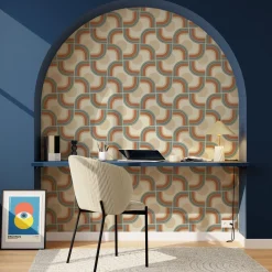 4MURS Papier peint intissé SUZIE coloris multicolore - 4MURS
