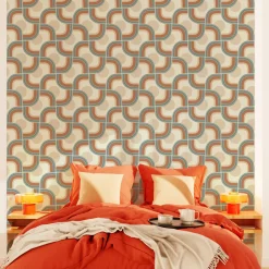 4MURS Papier peint intissé SUZIE coloris multicolore - 4MURS