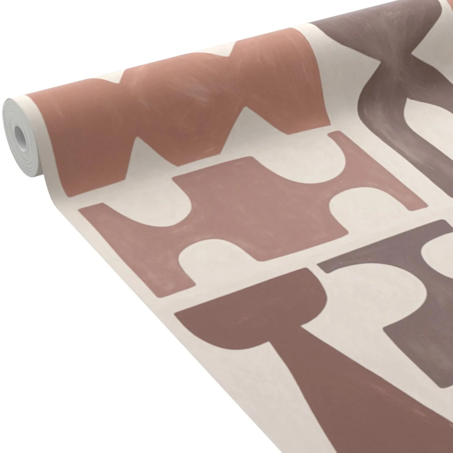 4MURS Papier peint intissé MAIANA coloris terracotta - 4MURS