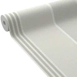 4MURS Papier peint intissé FLORENTINE BAYADÈRE Beige taupe - 4MURS