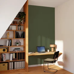 4MURS Papier peint intissé NUNCA coloris vert foret - 4MURS