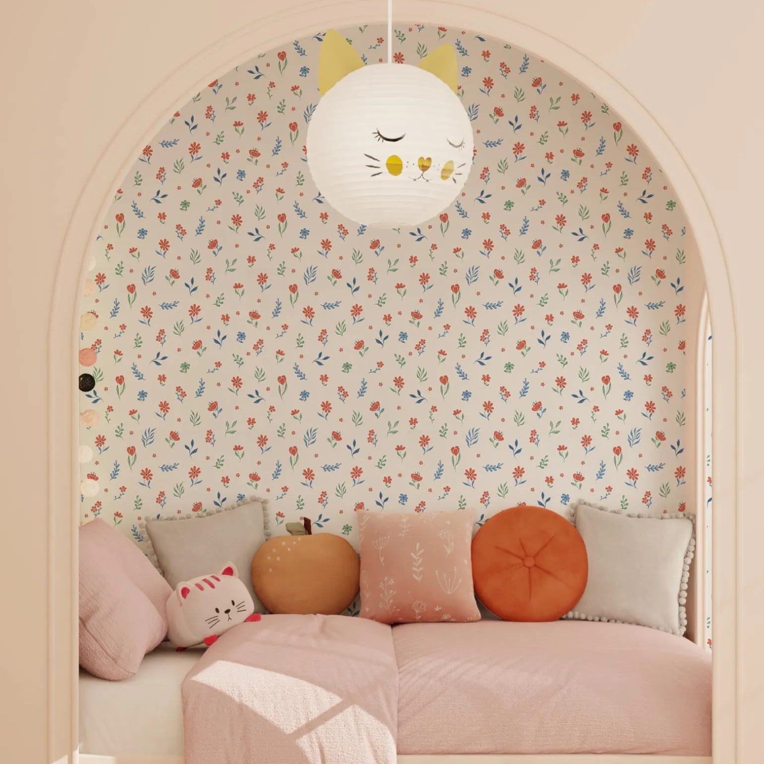 4MURS Papier peint intissé LYSE coloris multicolore - 4MURS