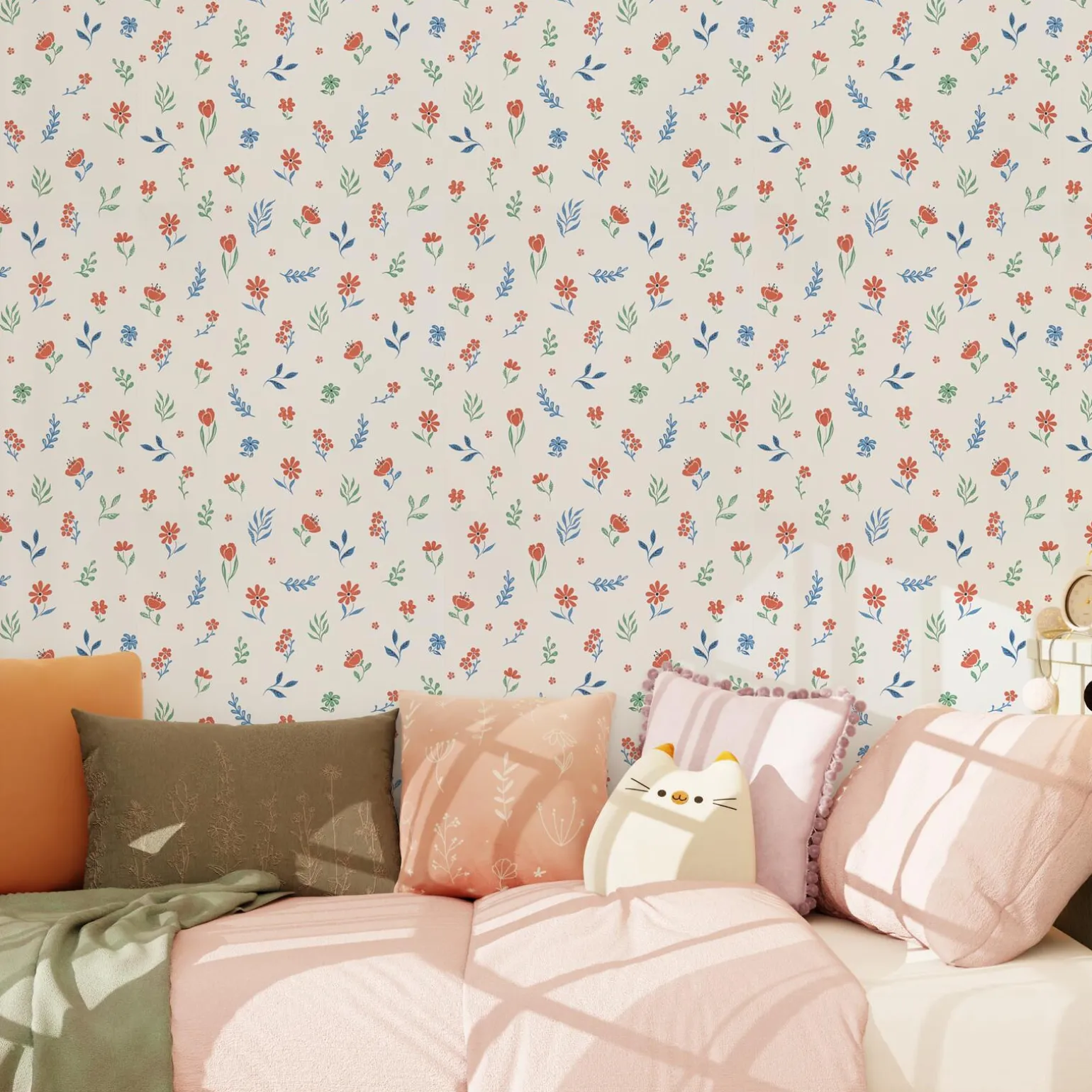 4MURS Papier peint intissé LYSE coloris multicolore - 4MURS