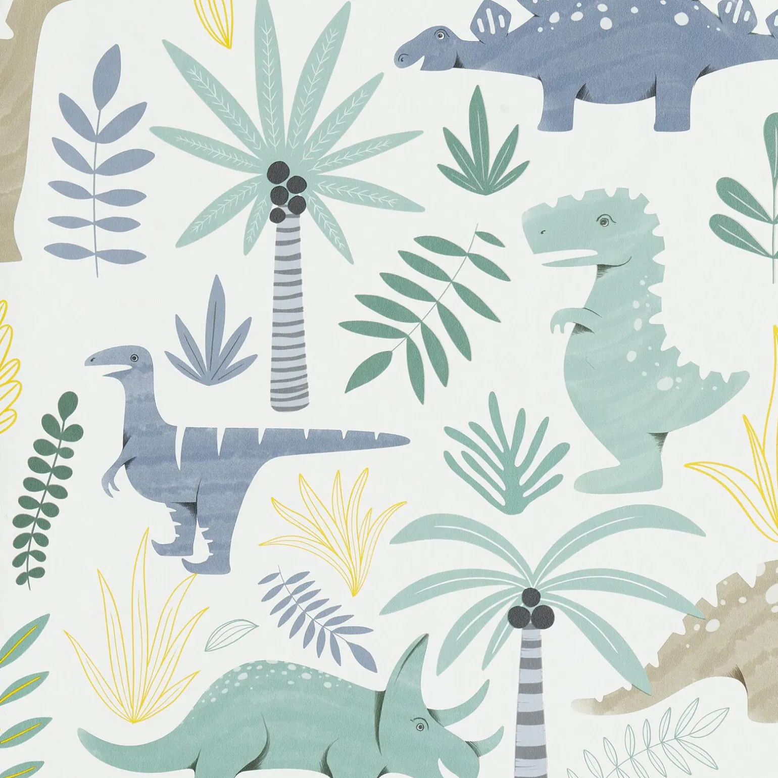 4MURS Papier peint intissé DINO coloris multicolore - 4MURS